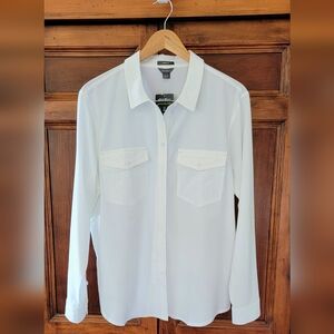 NWT Eddie Bauer Departure Long Sleeve Blouse XL
